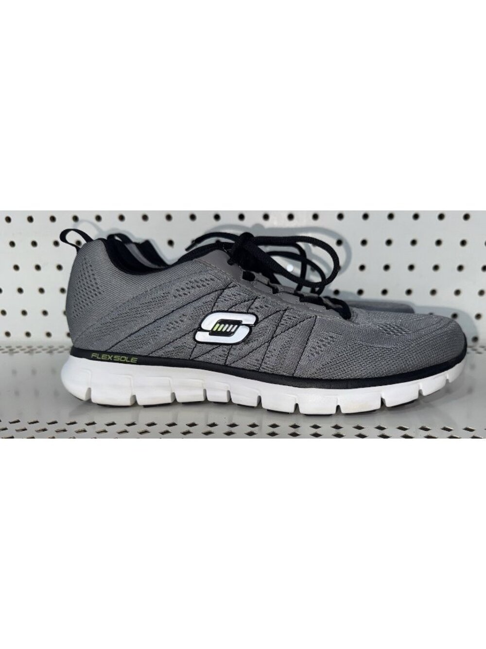 Skechers Synergy Power Switch Mens Athletic Running Training Shoes Size 8.5 Gray